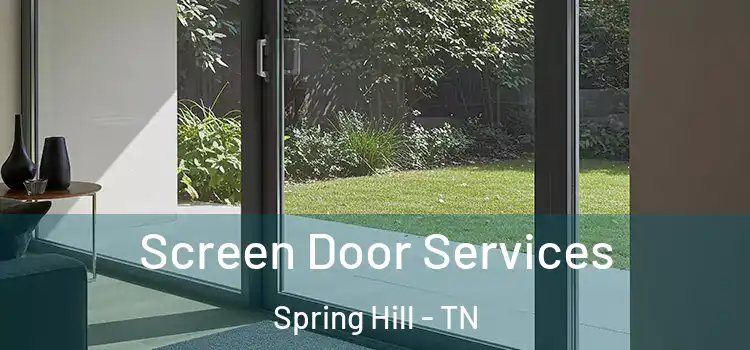 Screen Door Services Spring Hill - TN